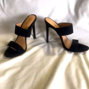 Black Express strappy stiletto
